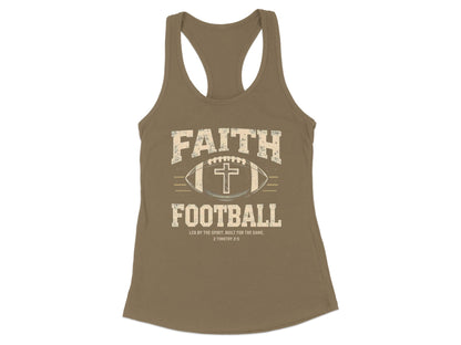 Faith Football Graphic Tank Top product