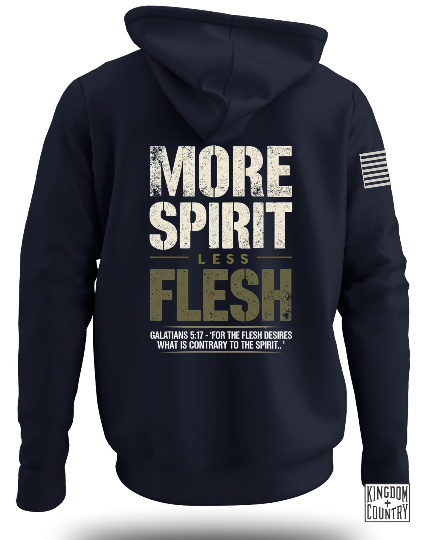 More Spirit Less Flesh Graphic Hoodie product