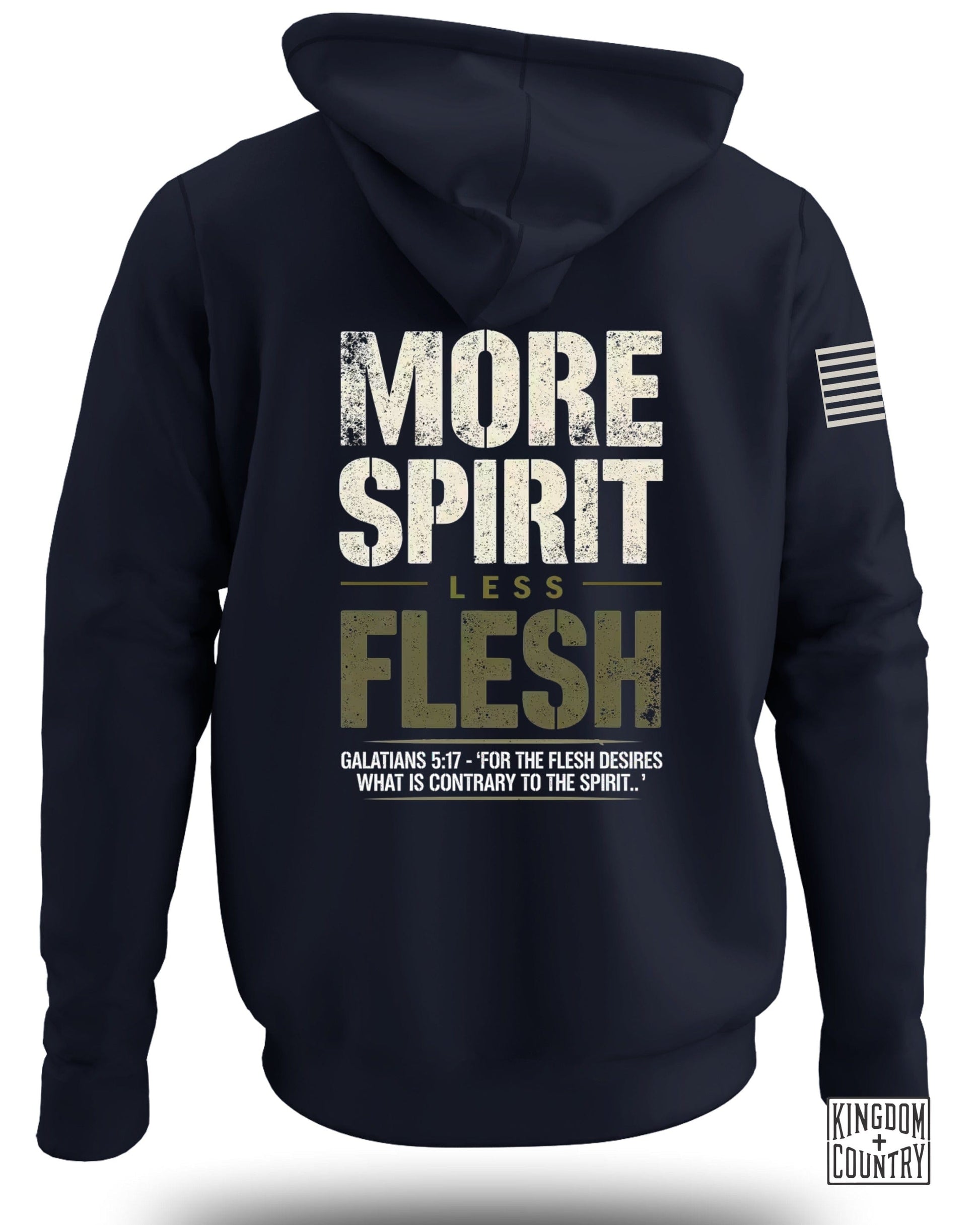 More Spirit Less Flesh Graphic Hoodie product