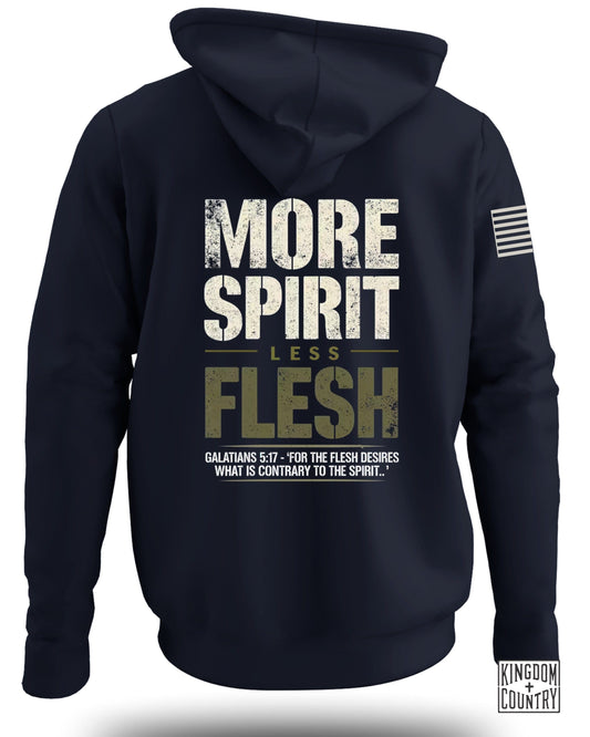 More Spirit Less Flesh Graphic Hoodie product