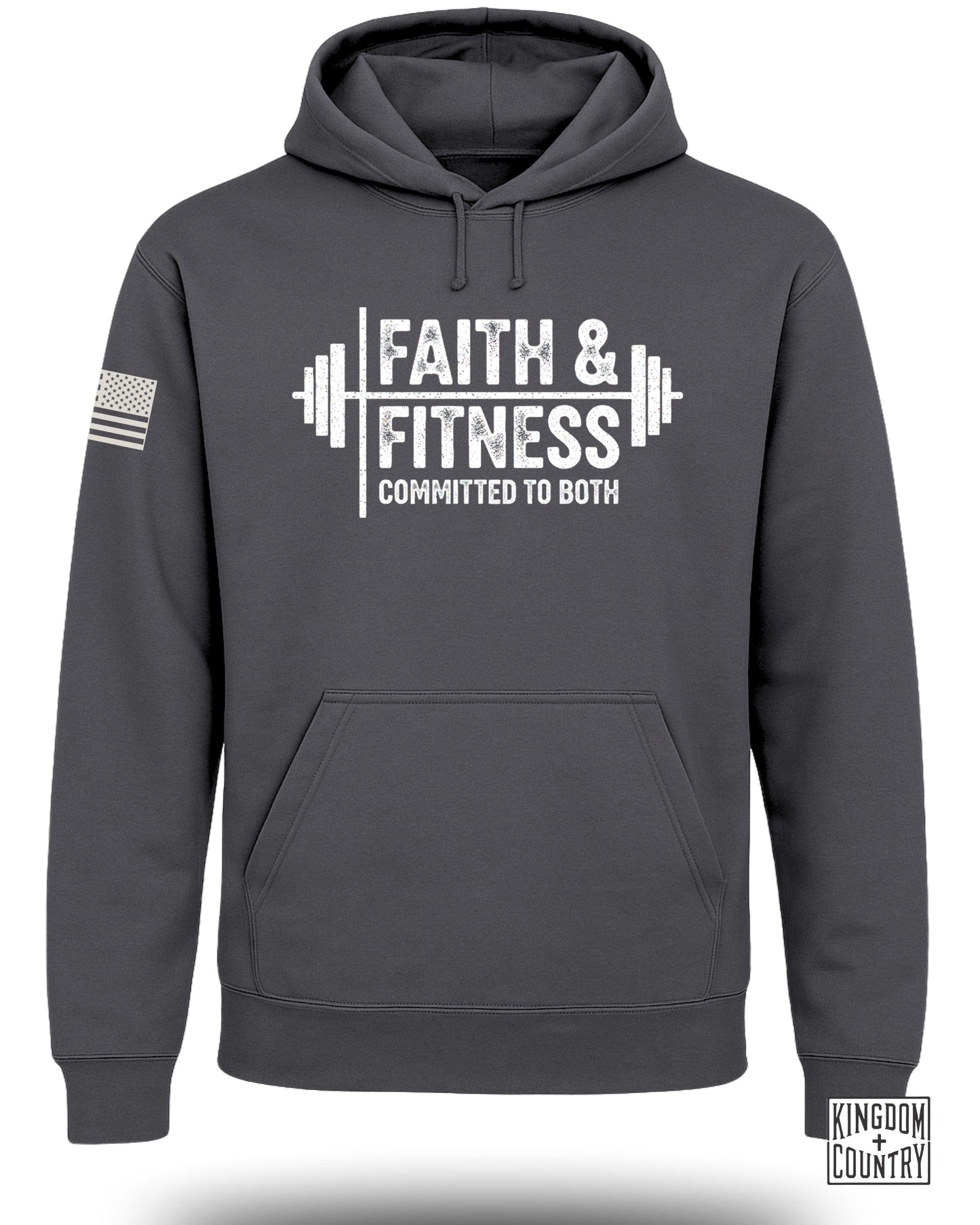 Faith and Fitness Committed to Both Hoodie