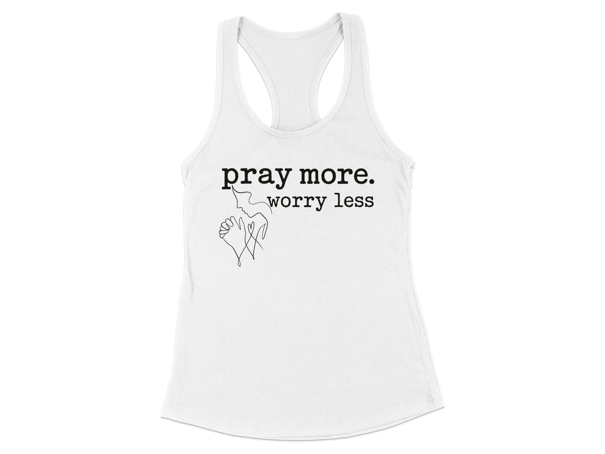 Pray More Worry Less Women's Tank Top product type