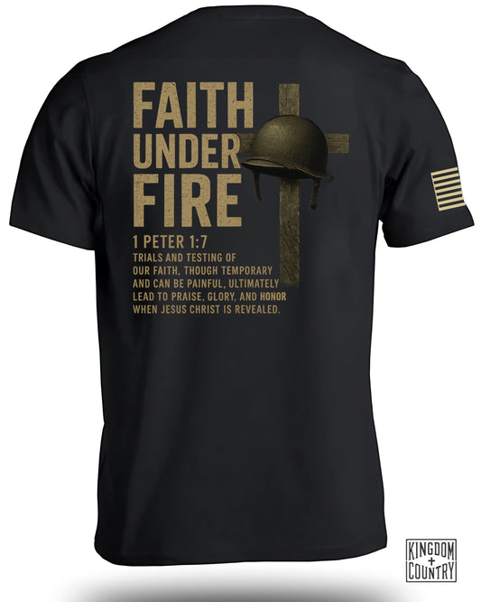 Faith Under Fire Christian T-Shirt product