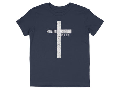 Salvation is a Gift Cross Graphic T-Shirt