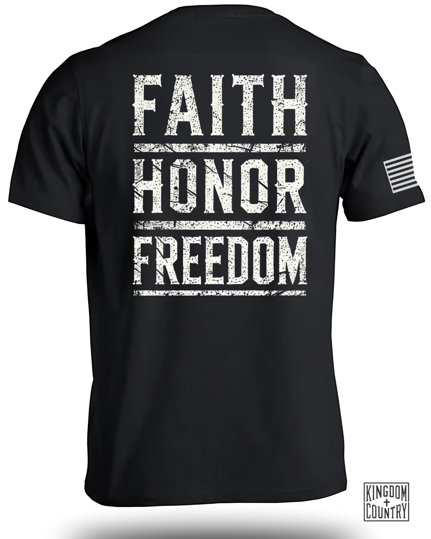 Faith Honor Freedom American Flag T-shirt product