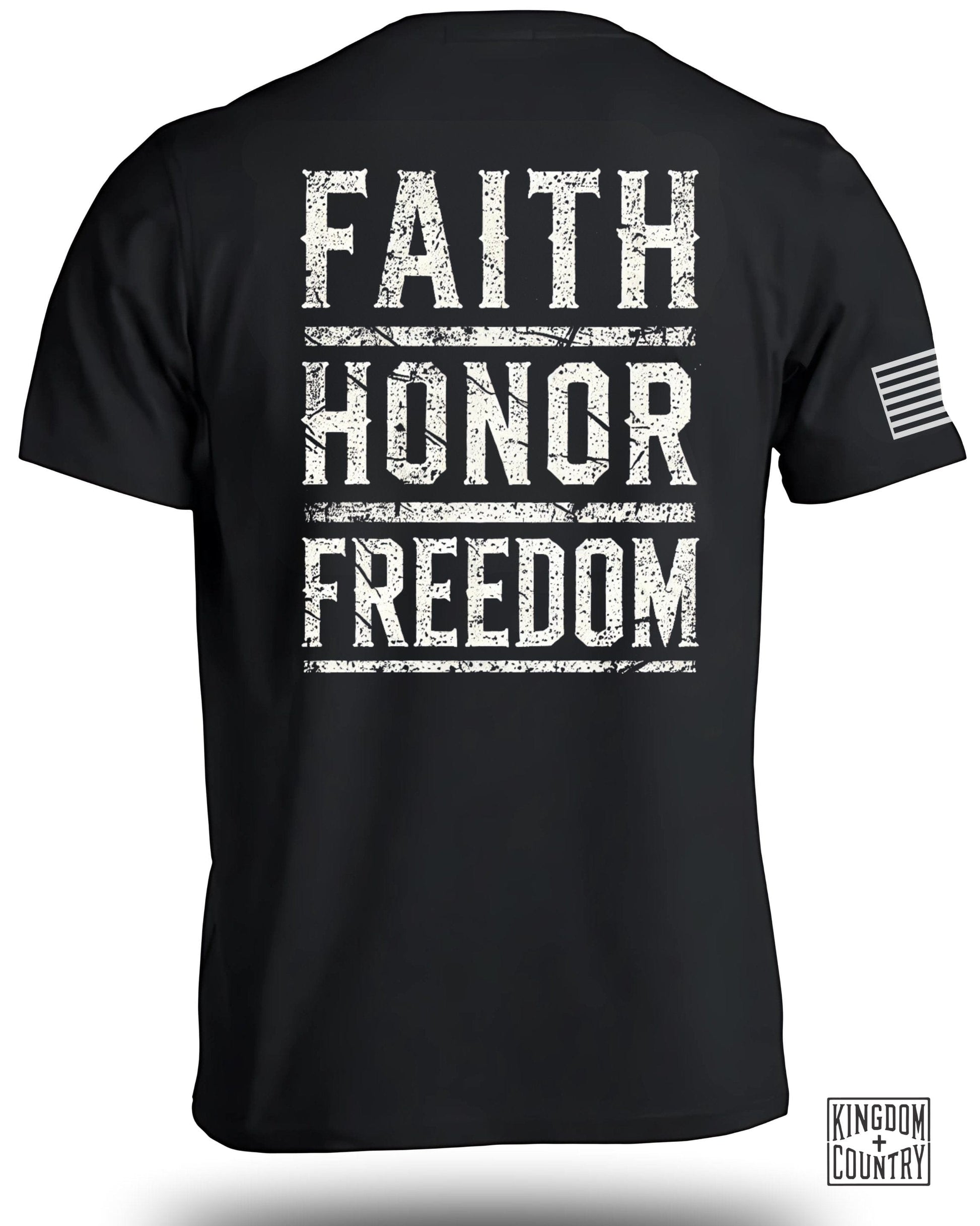 Faith Honor Freedom American Flag T-shirt product