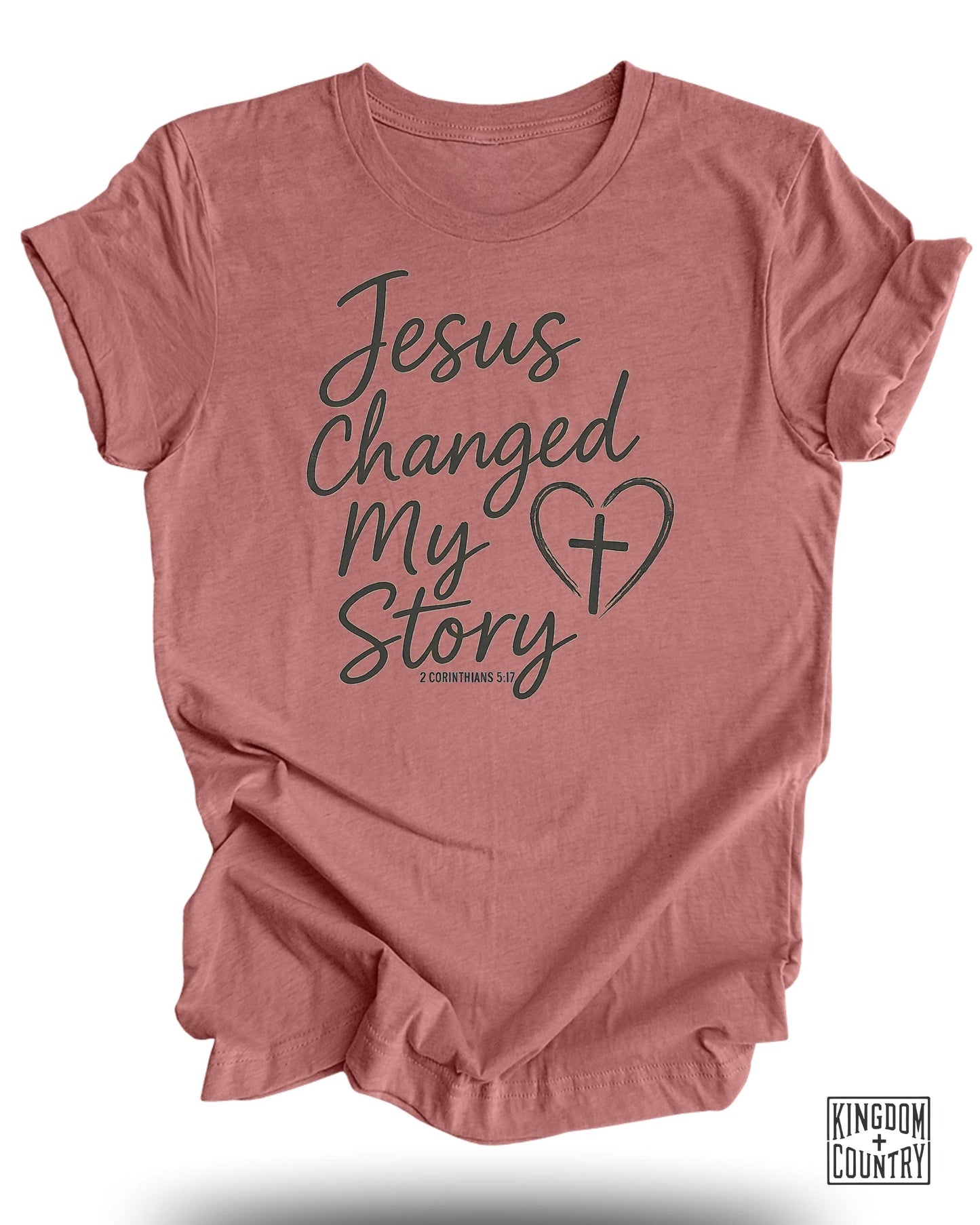 Jesus Changed My Story Graphic T-Shirt product type