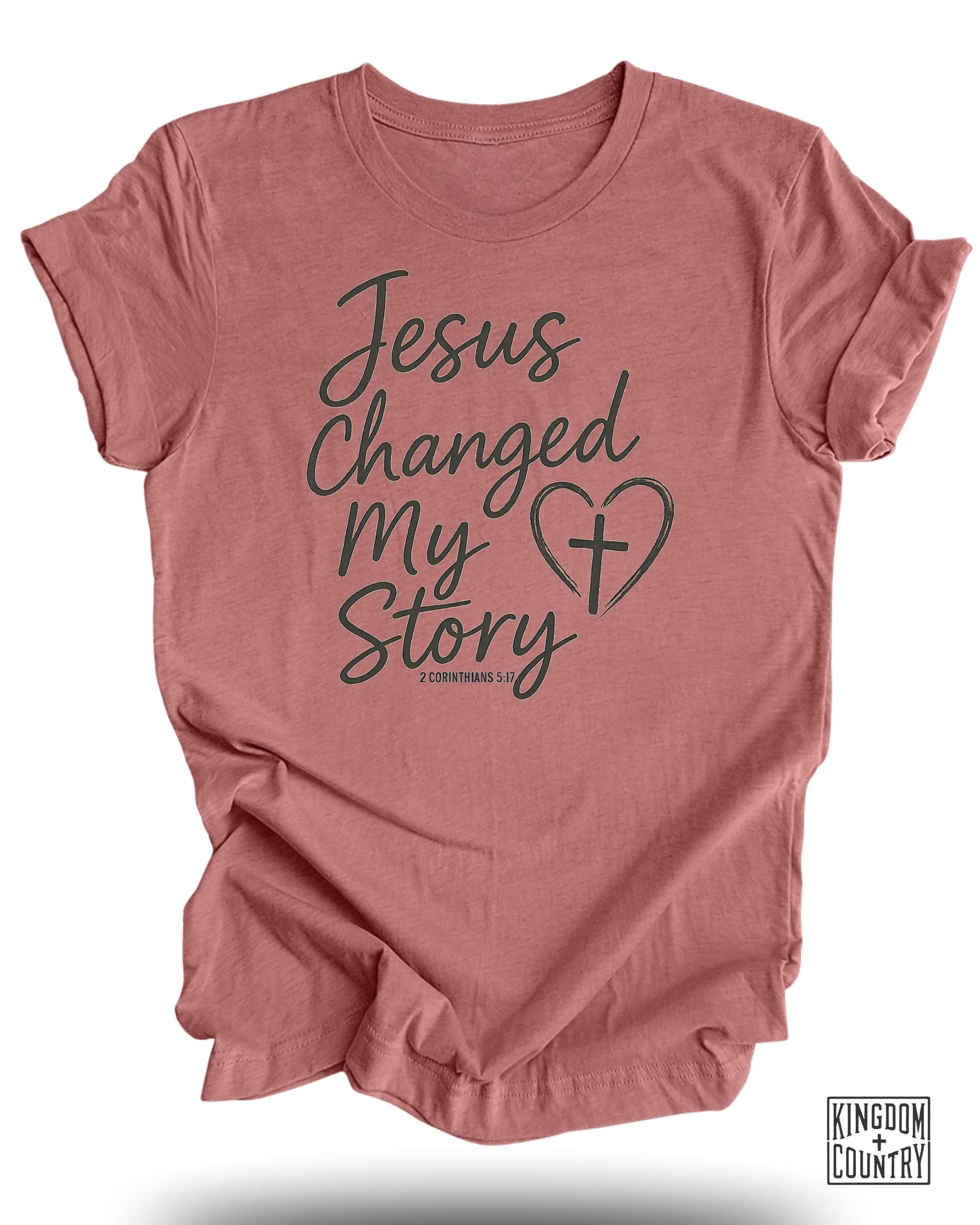 Jesus Changed My Story Graphic T-Shirt product type