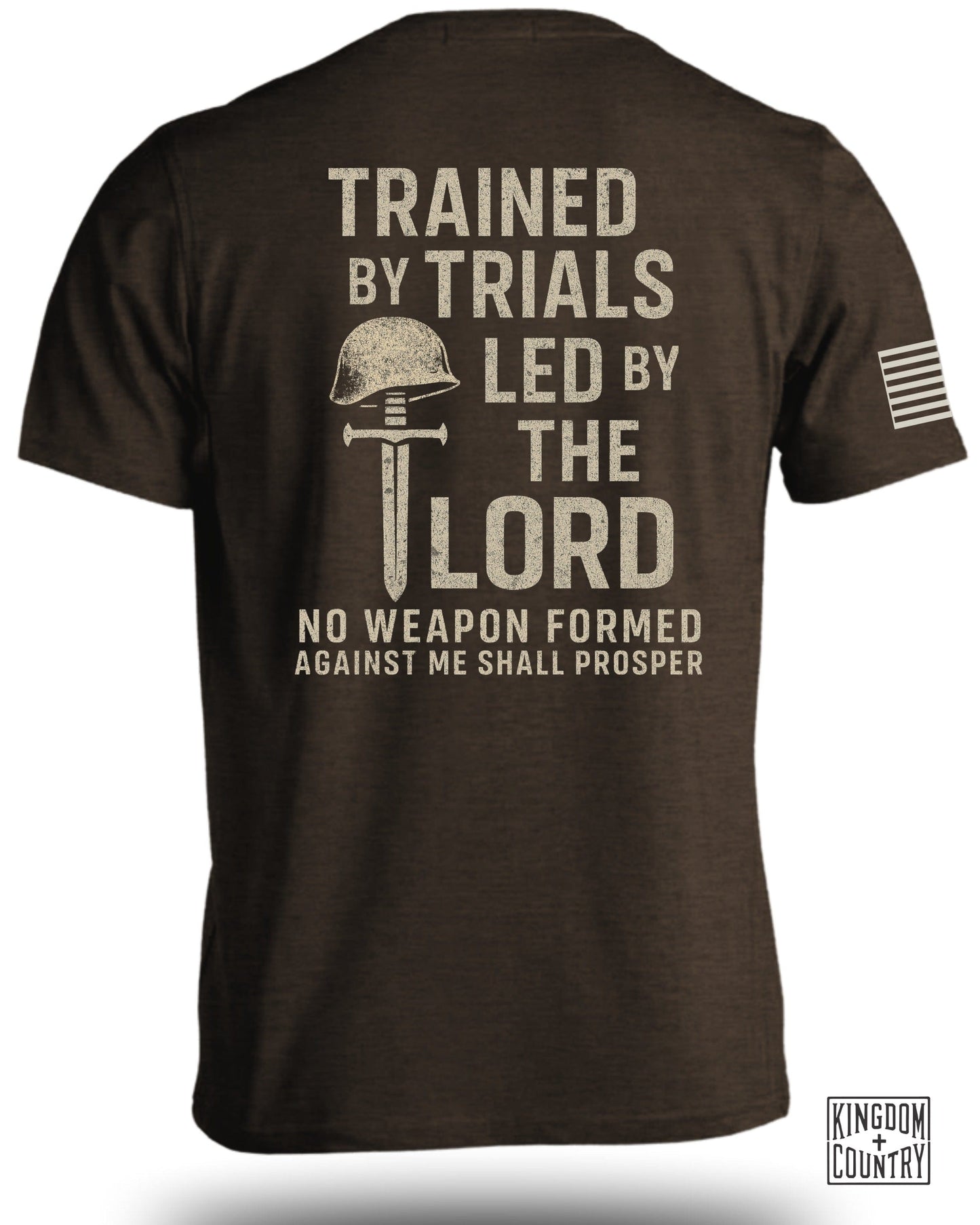 Trained by Trials Led by The Lord Graphic Shirt product