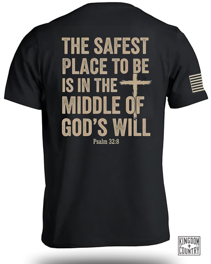 The Safest Place To Be Psalm 32:8 Prayer Shirt product type