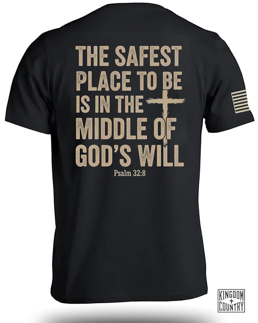 The Safest Place To Be Psalm 32:8 Prayer Shirt product type