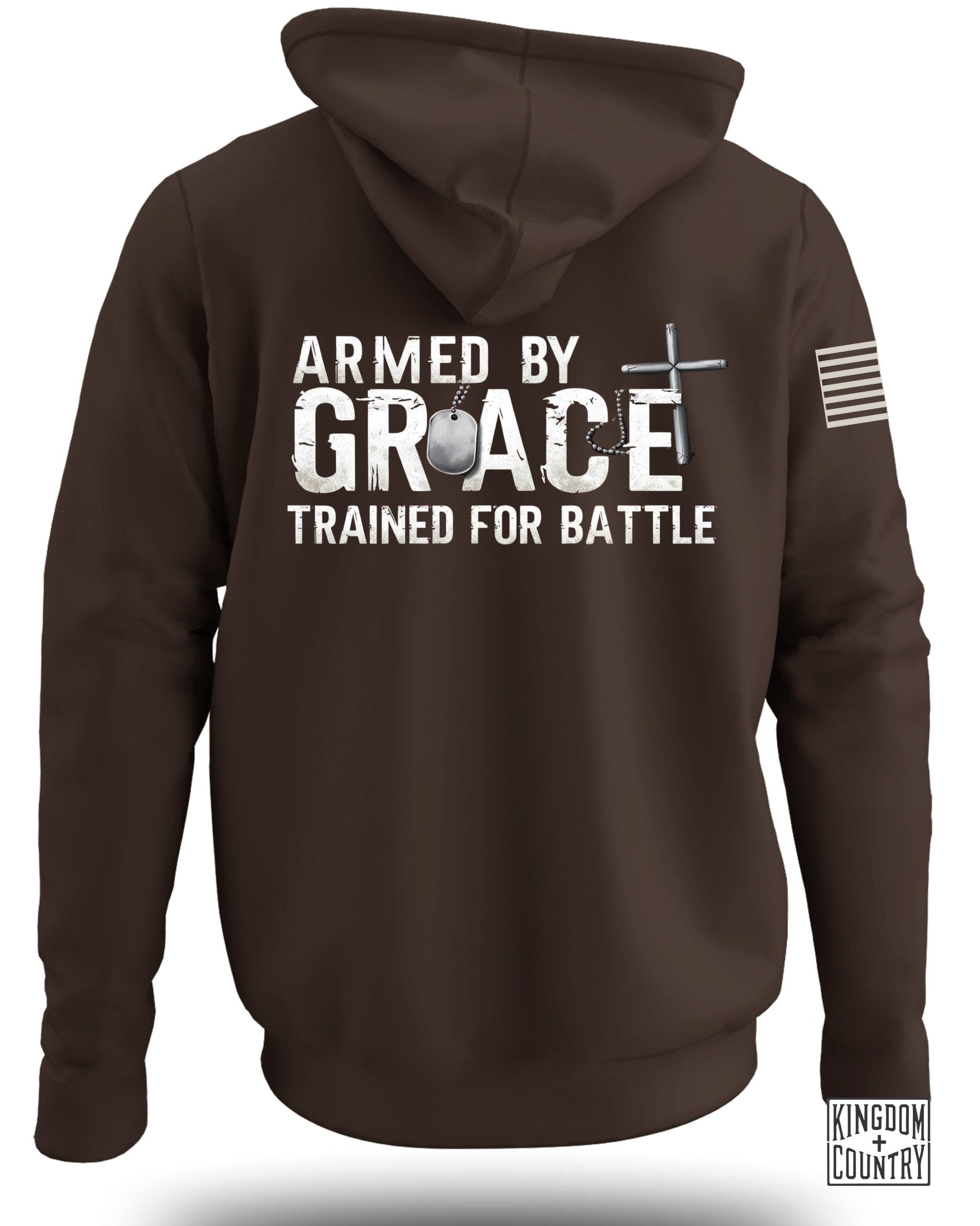 Armed By Grace Trained For Battle Hoodie product