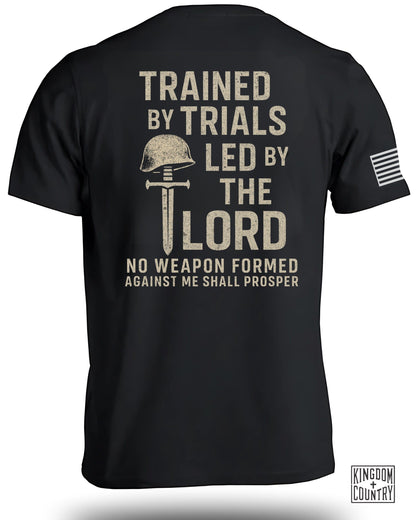 Trained by Trials Led by the Lord T-shirt product