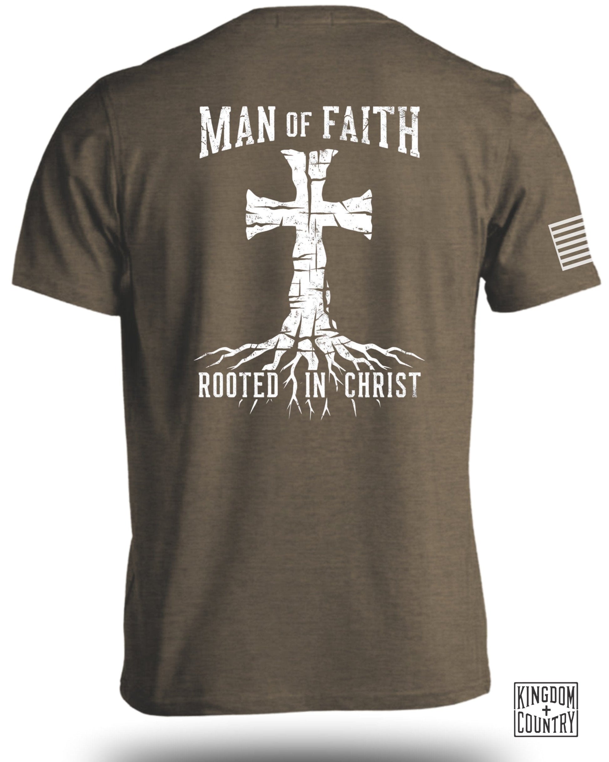 Man of Faith Rooted In Christ Graphic T-shirt product type