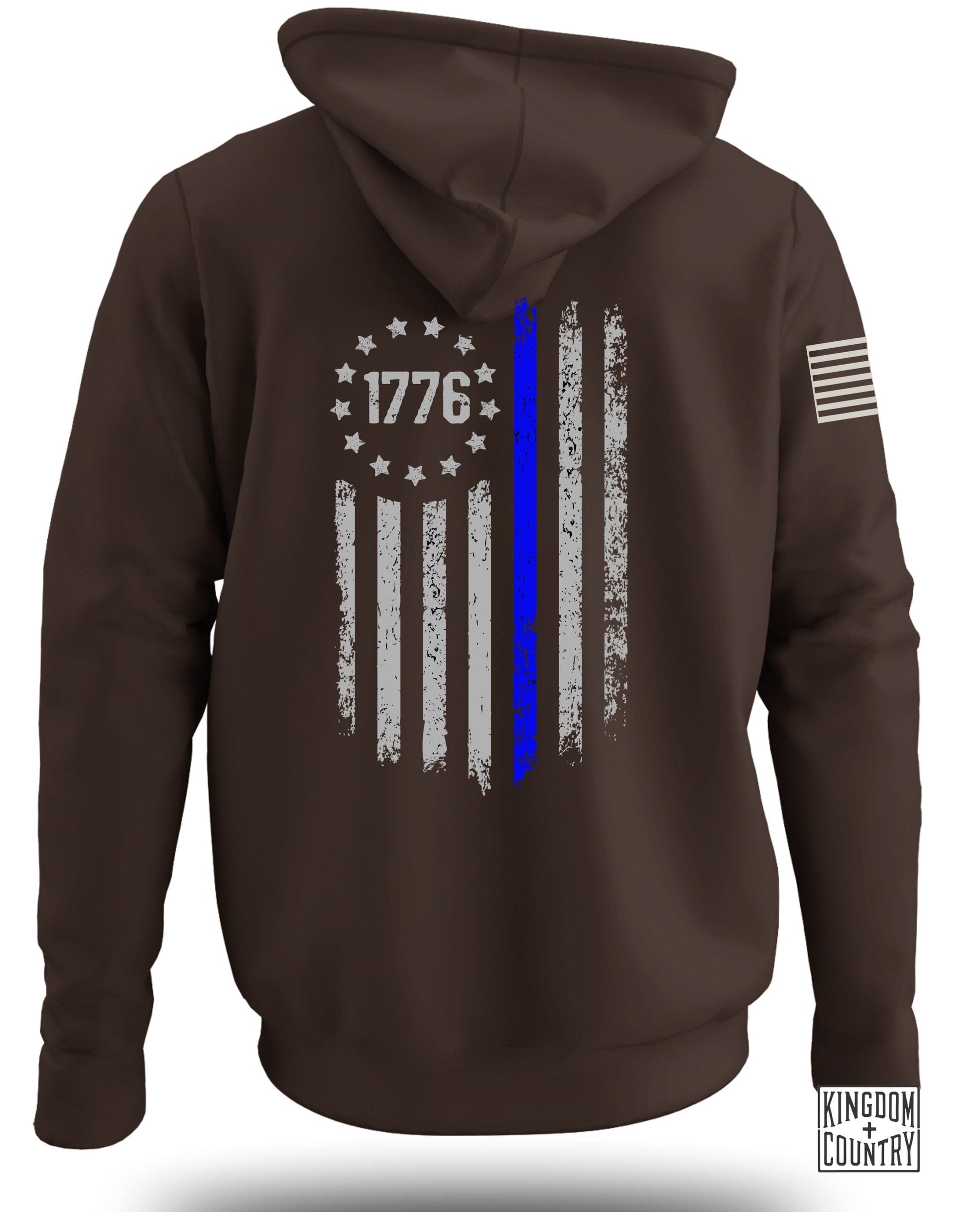 1776 Patriotic Flag Design Hooded Sweatshirt product type
