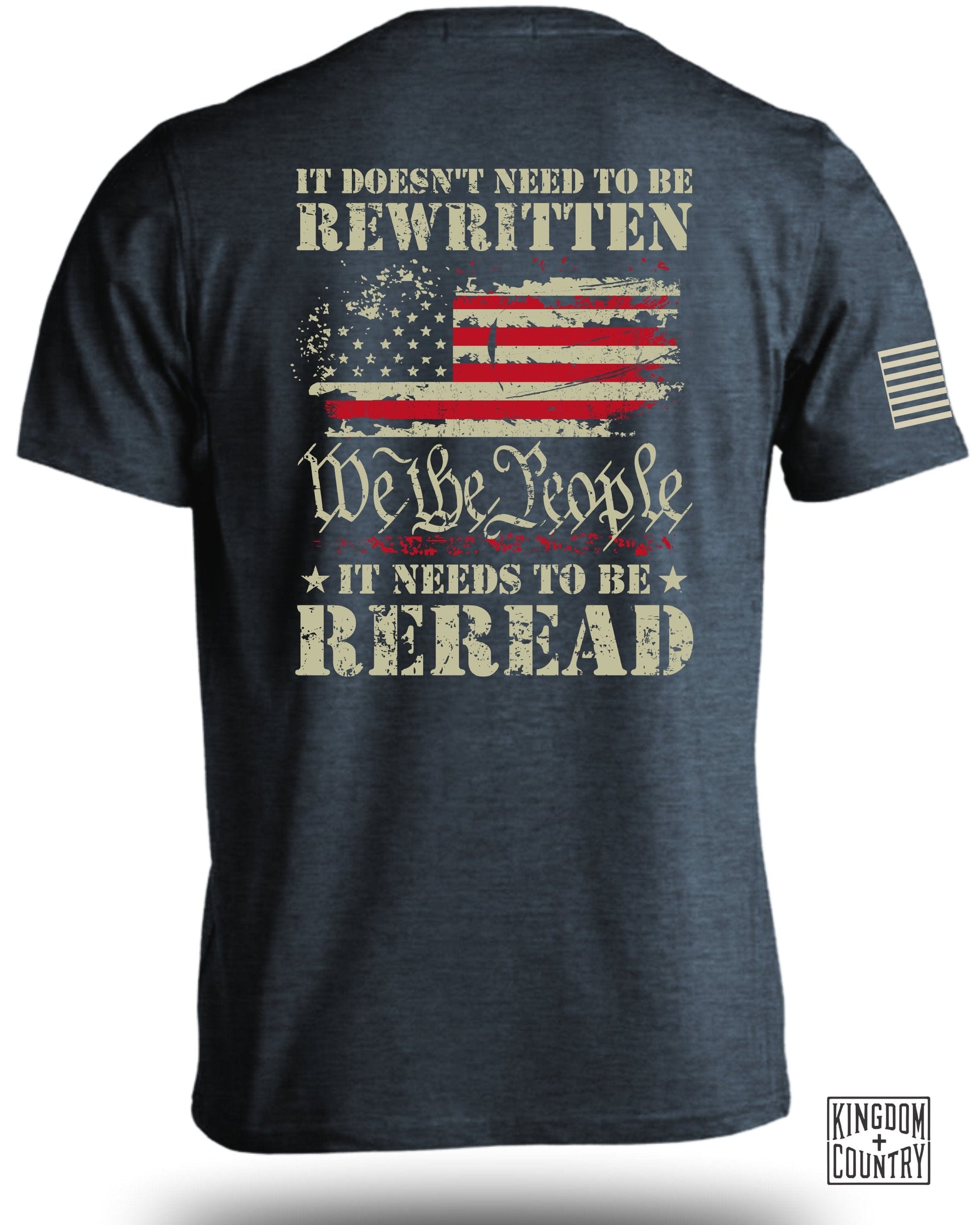 We The People Graphic Print Patriotic T Shirt product