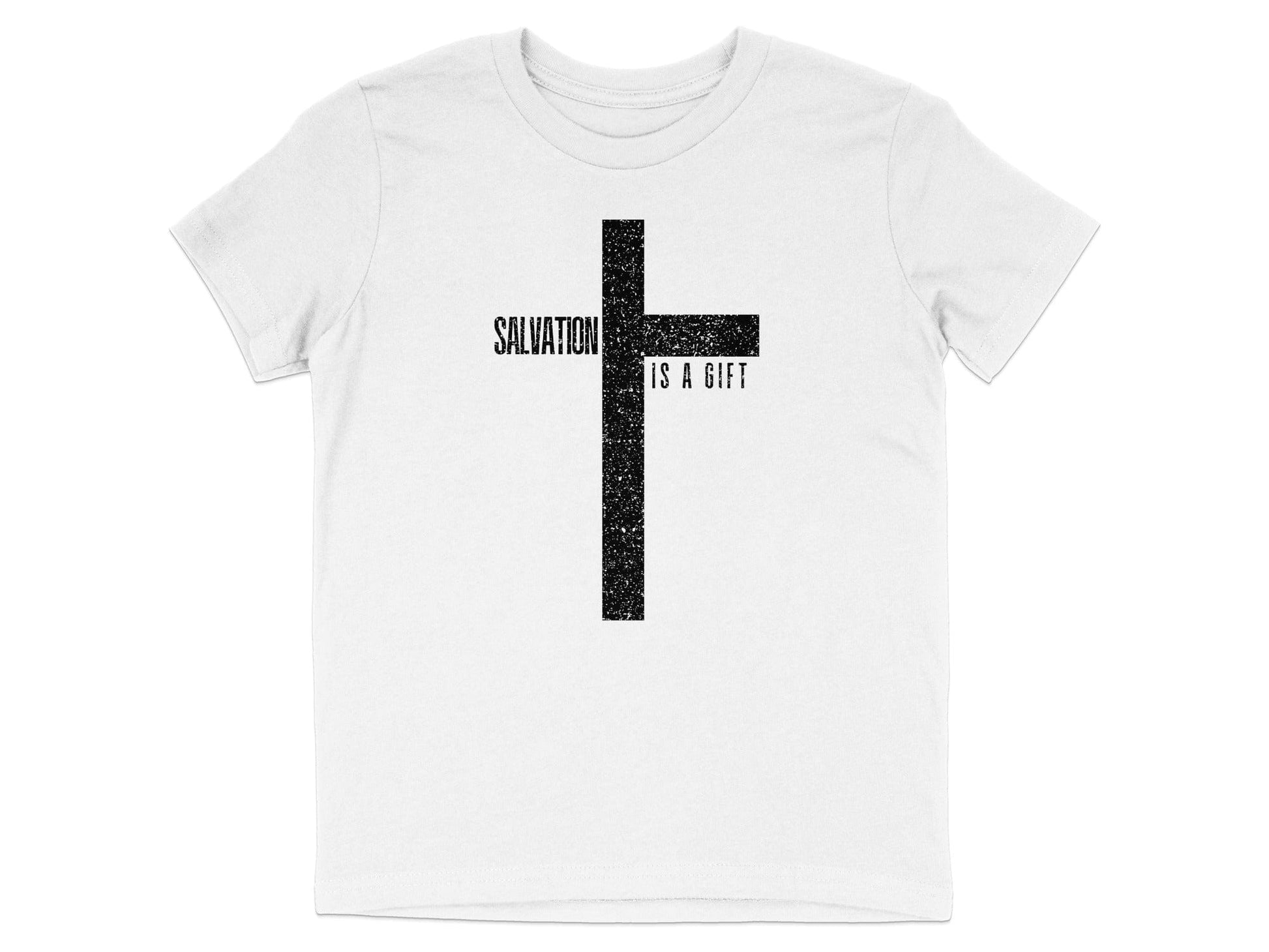 Salvation Is A Gift Cross Graphic T-Shirt