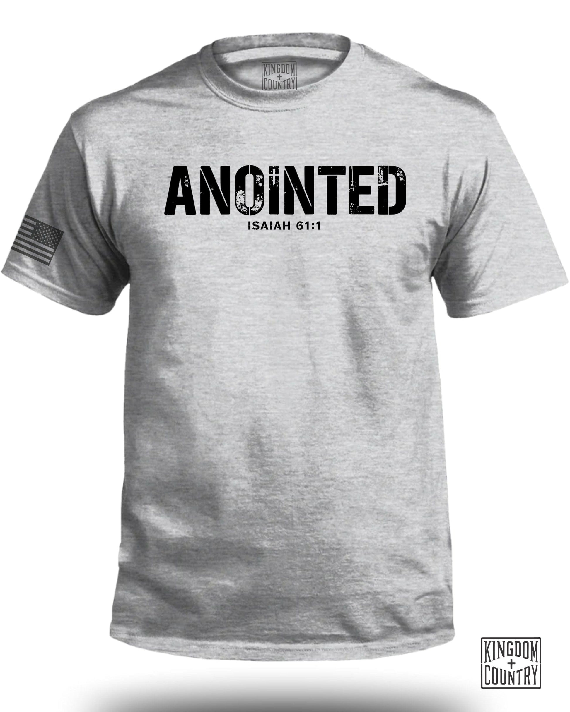 Anointed Isaiah 61:1 Graphic Tee Shirt product type