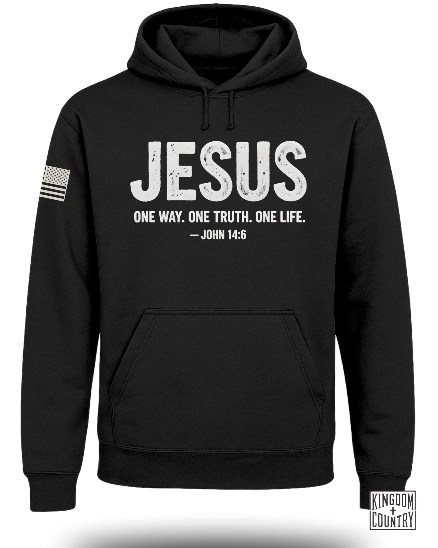 JESUS John 14:6 One Way One Truth One Life Hoodie