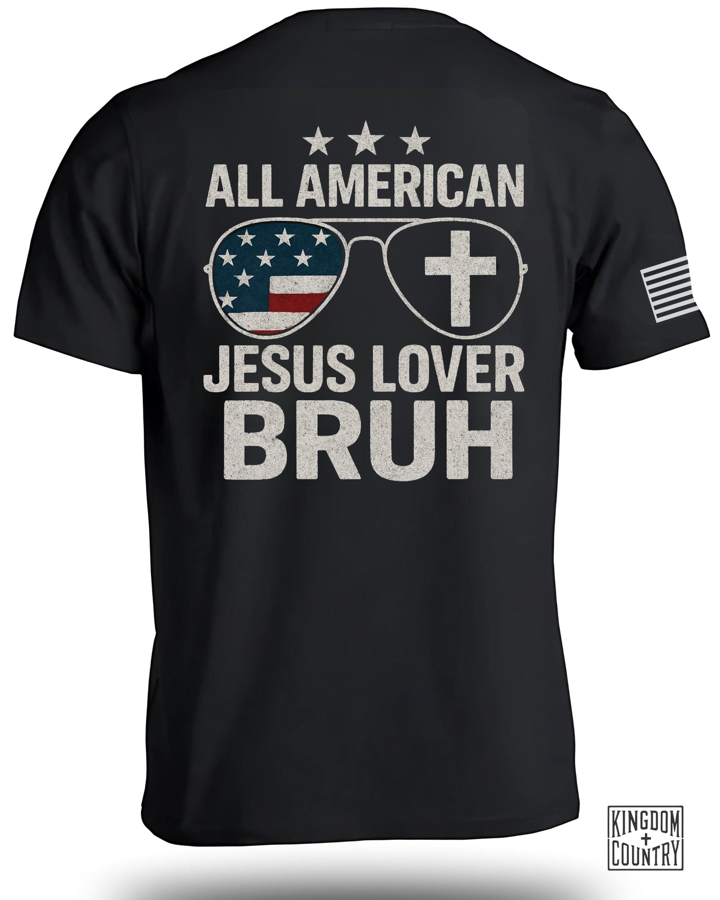 All American Jesus Lover Bruh Graphic T-shirt product type