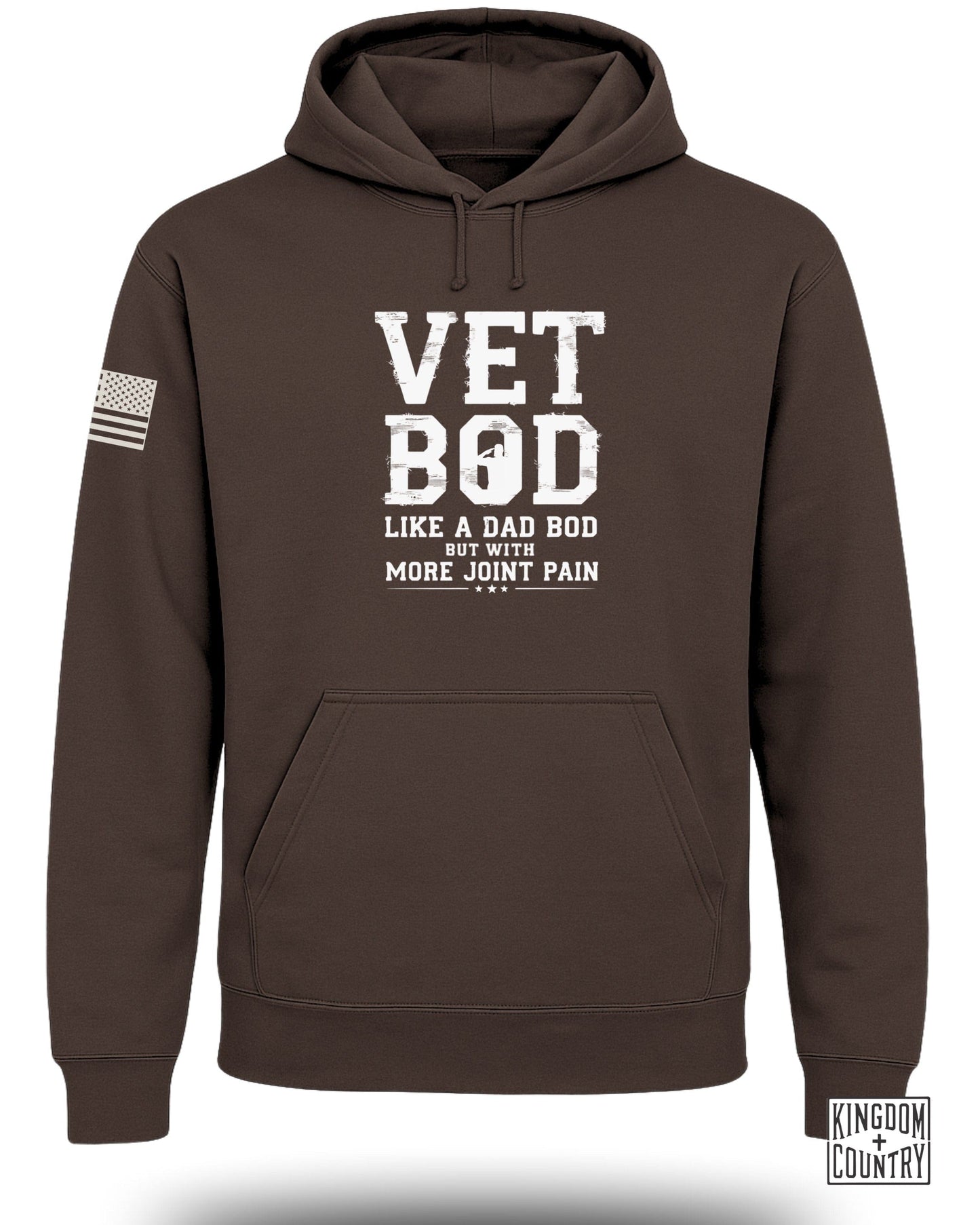 Vet Bod Like Dad Bod Hoodie (Front)