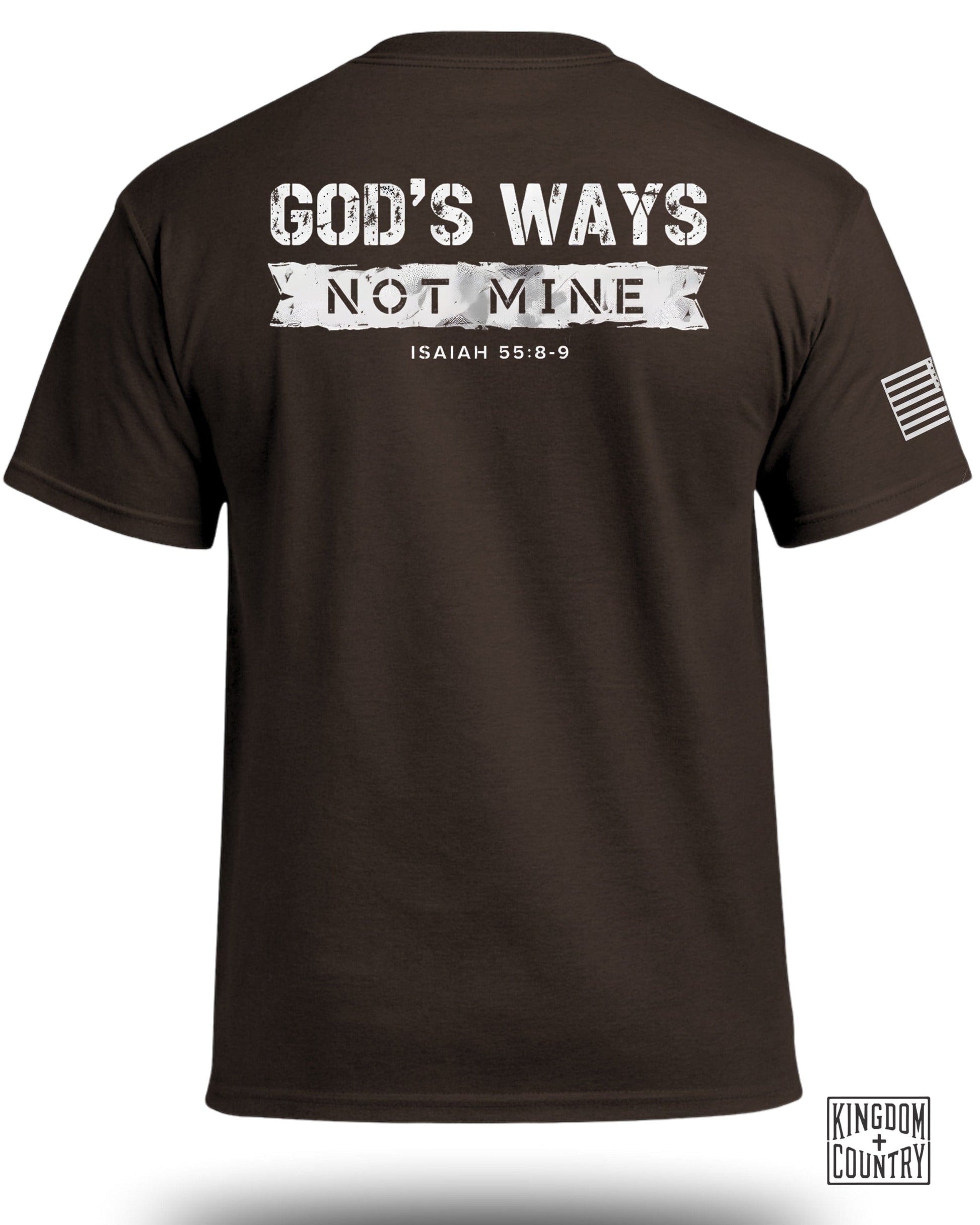 God's Ways Not Mine Isaiah 55:8-9 Graphic Shirt
