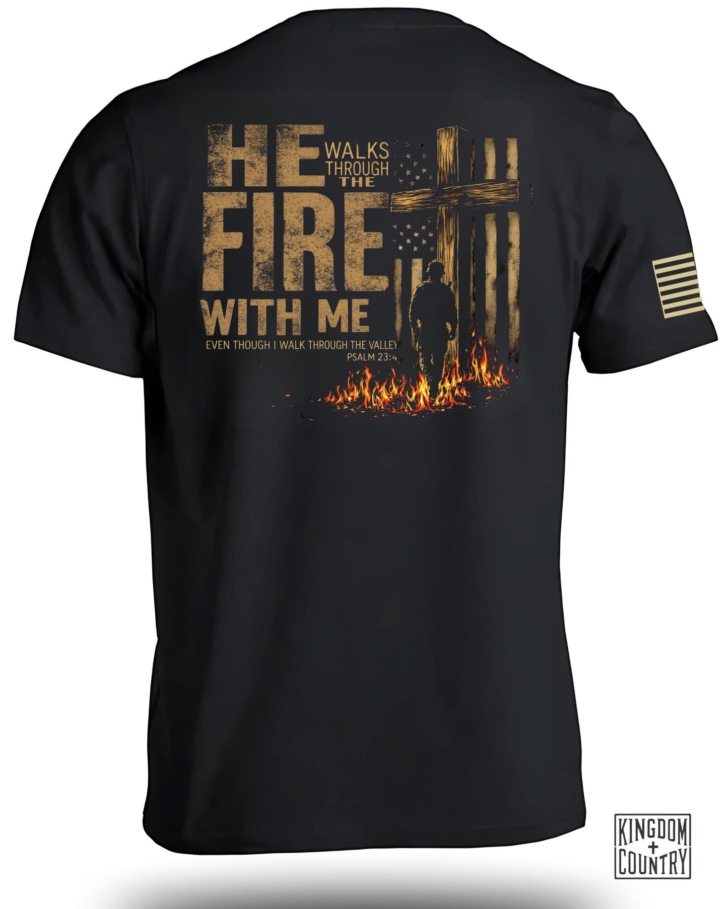 He Walks Through The Fire With Me T-Shirt product type