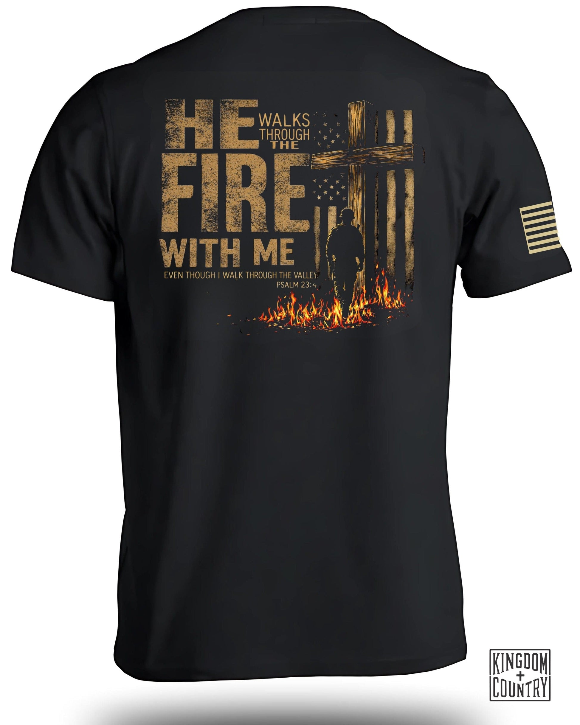 He Walks Through The Fire With Me T-Shirt product type