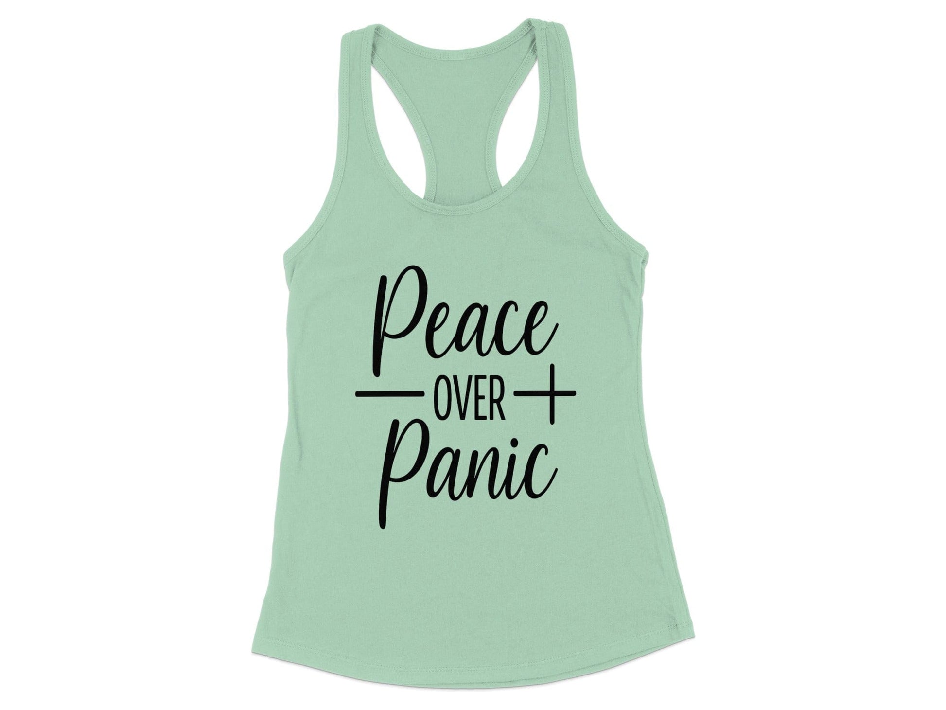 Peace Over Panic Comfortable Graphic Tank Top product