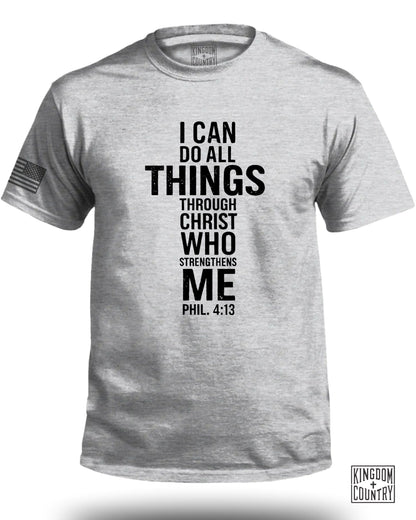 I Can Do All Things Through Christ Phil 4:13 T-shirt product