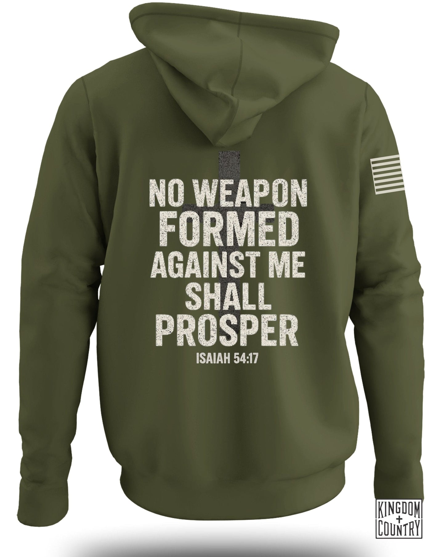 No Weapon Formed Against Me Shall Prosper Hoodie product type