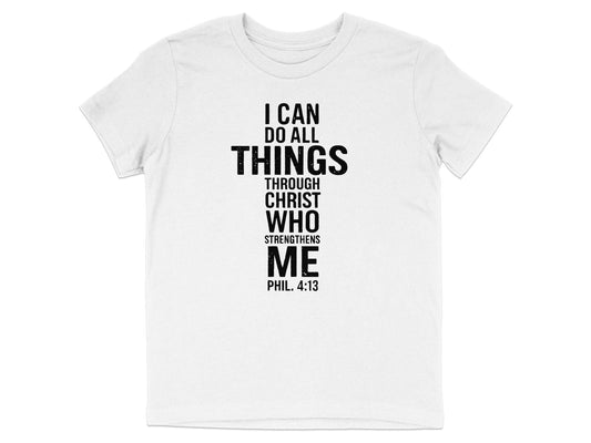 Empowering Philippians 4:13 Christian T-shirt
