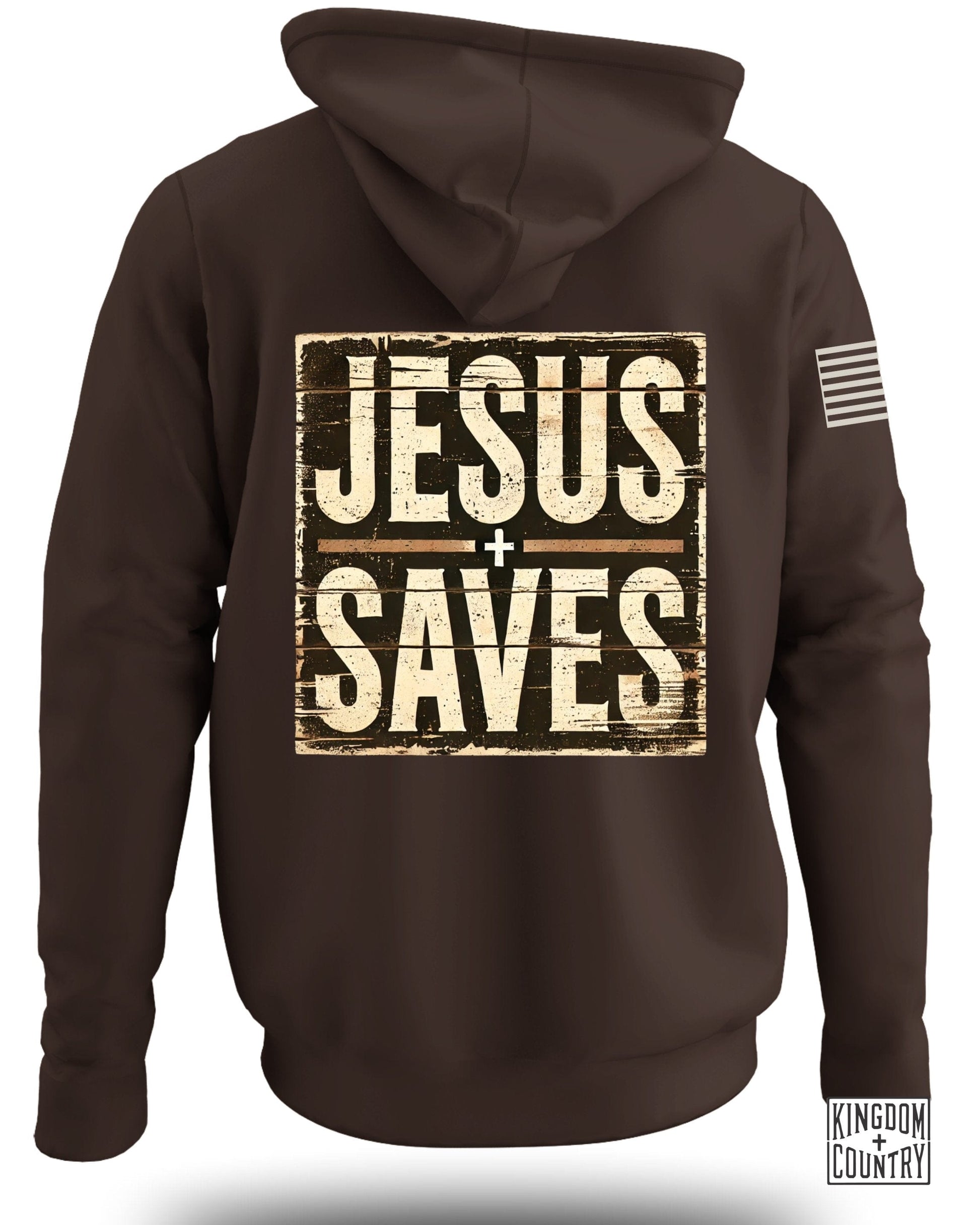Jesus Saves Statement Hoodie Christian Apparel