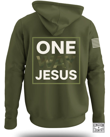 One Way Jesus Graphic Hoodie Product