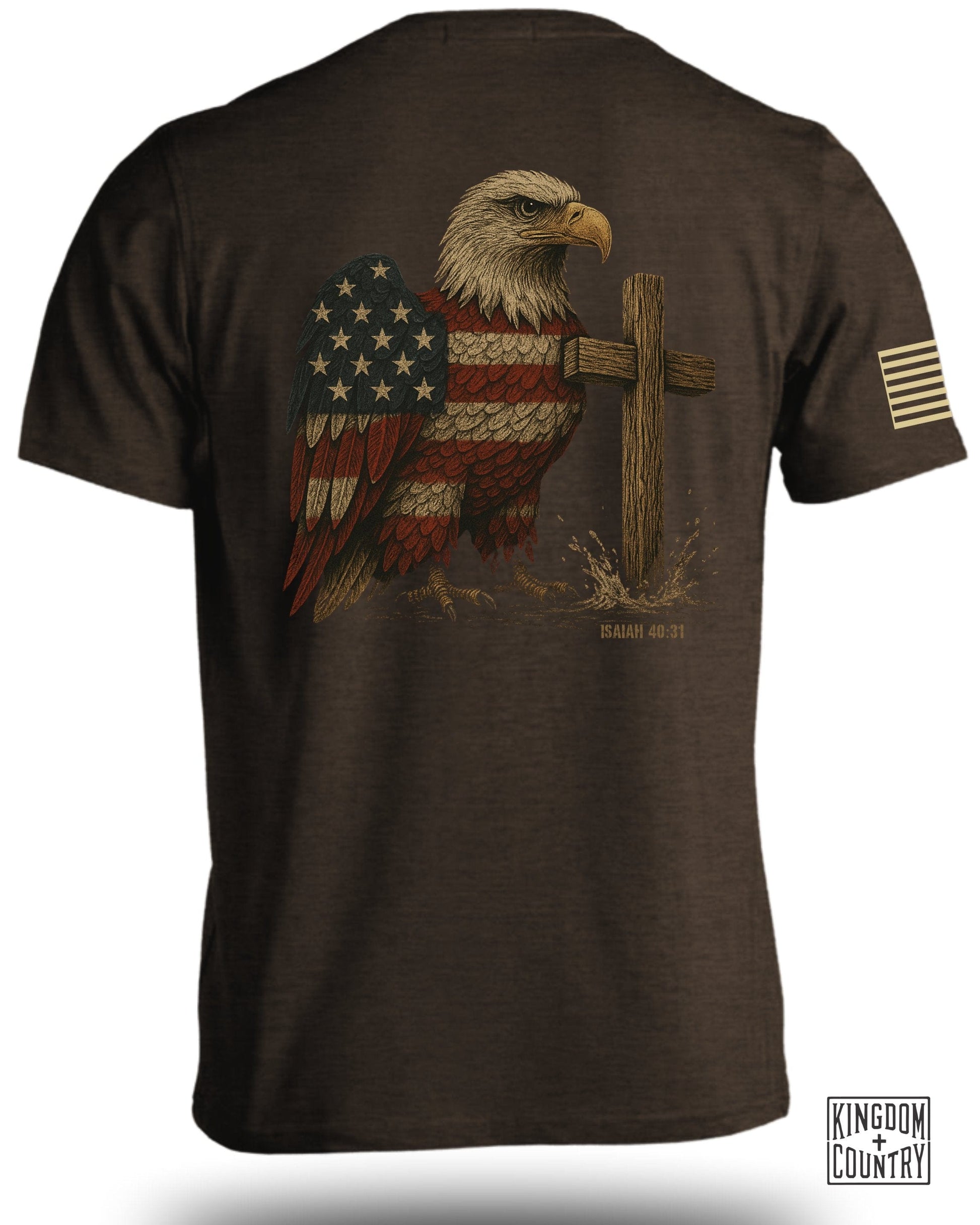 American Eagle and Cross Design T-Shirt product type