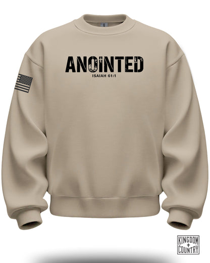 Anointed Isaiah 61:1 Kingdom and Country Sweatshirt