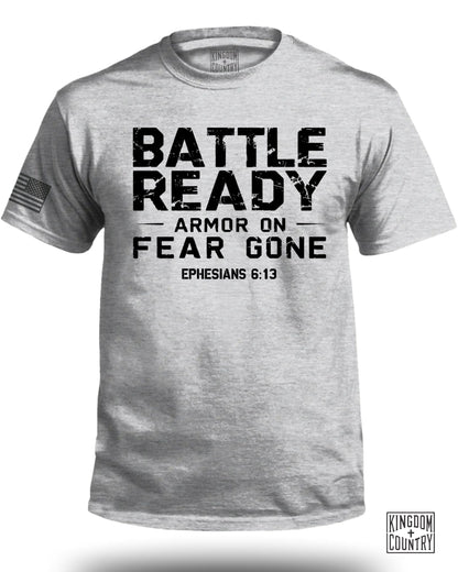 Battle Ready Armor On Fear Gone T-shirt product