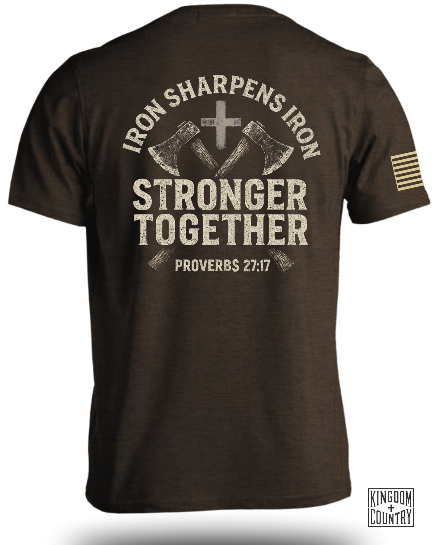 Iron Sharpens Iron Stronger Together Shirt Product