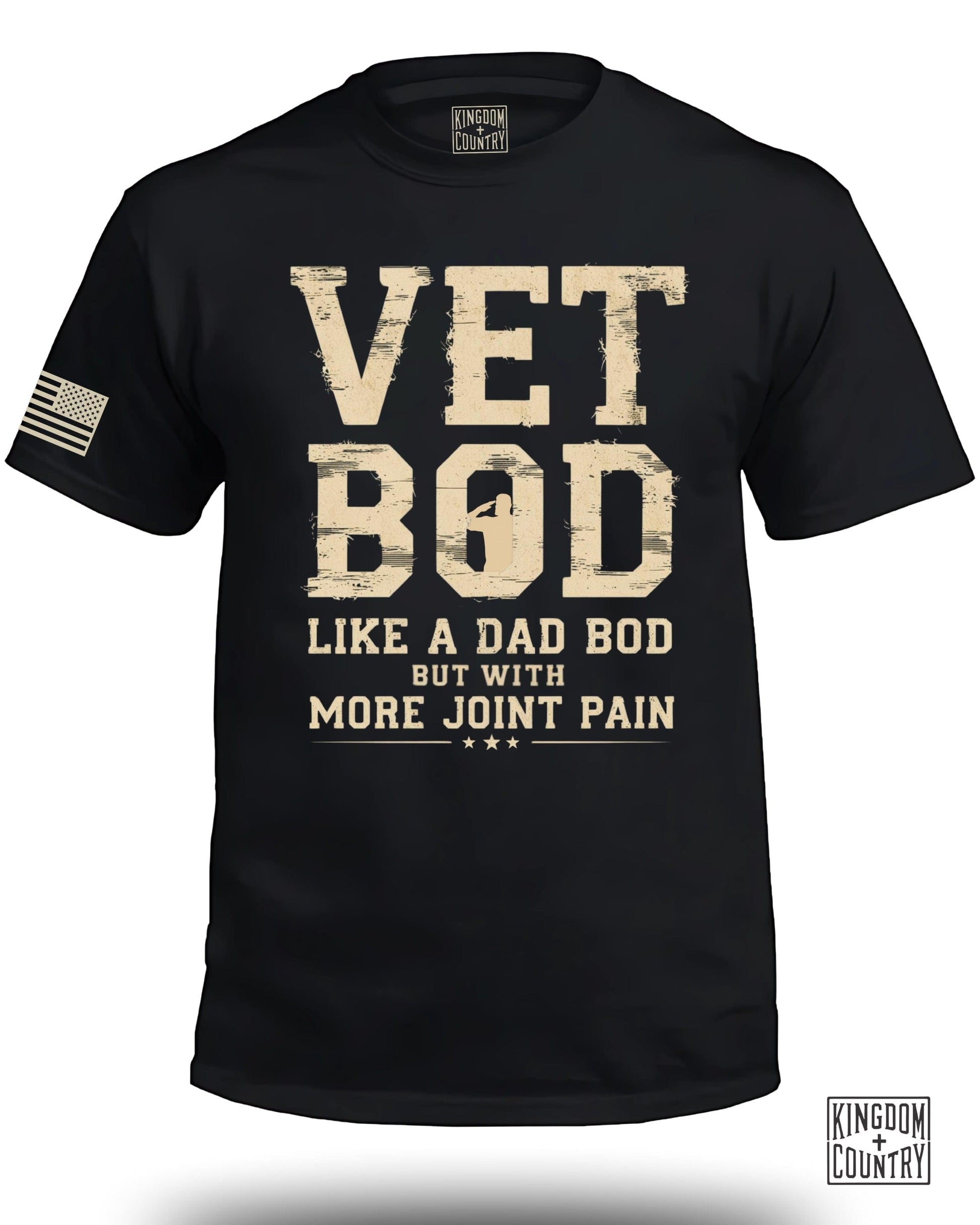 Vet Bod Like a Dad Bod With More Joint Pain T-Shirt product