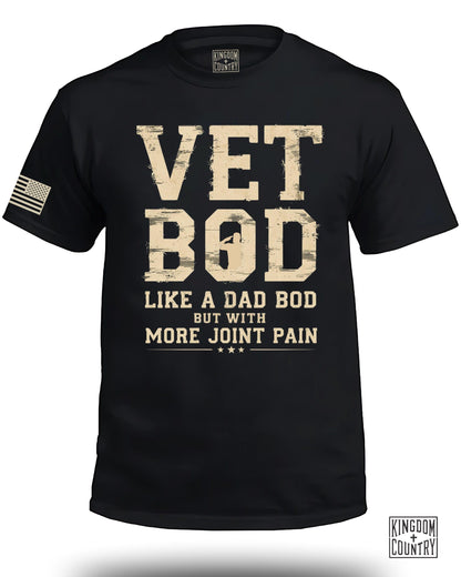 Vet Bod Like a Dad Bod With More Joint Pain T-Shirt product