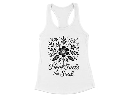 Hope Fuels The Soul Floral Design Tank Top Product