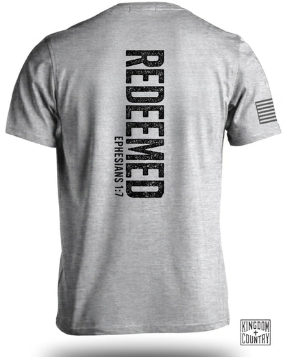 Redeemed Ephesians 1:7 Christian T-Shirt product type