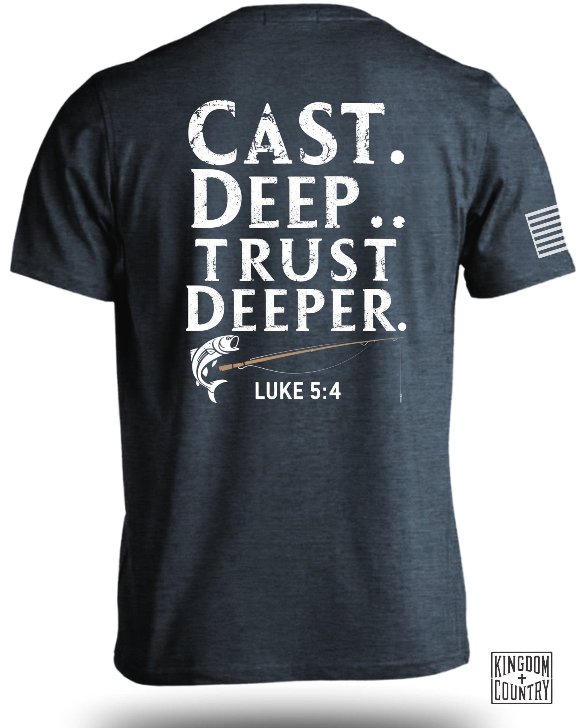 Cast Deep Trust Deeper Luke 5:4 T-Shirt product type