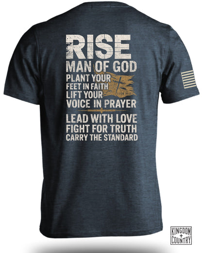Rise Man of God Faith and Prayer Inspirational T-shirt product