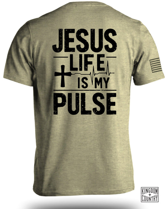 Jesus Life is My Pulse Graphic T-shirt Product