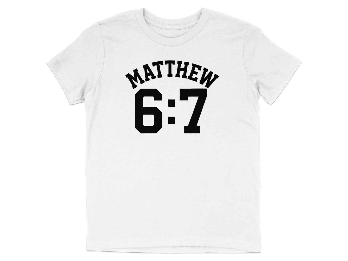 Matthew 6:7 Graphic Design Apparel