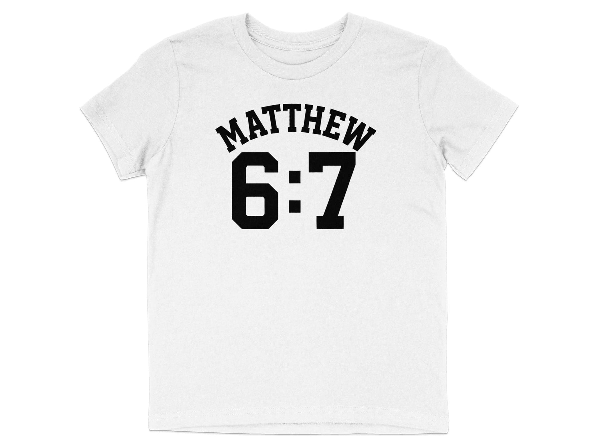 Matthew 6:7 Graphic Design Apparel