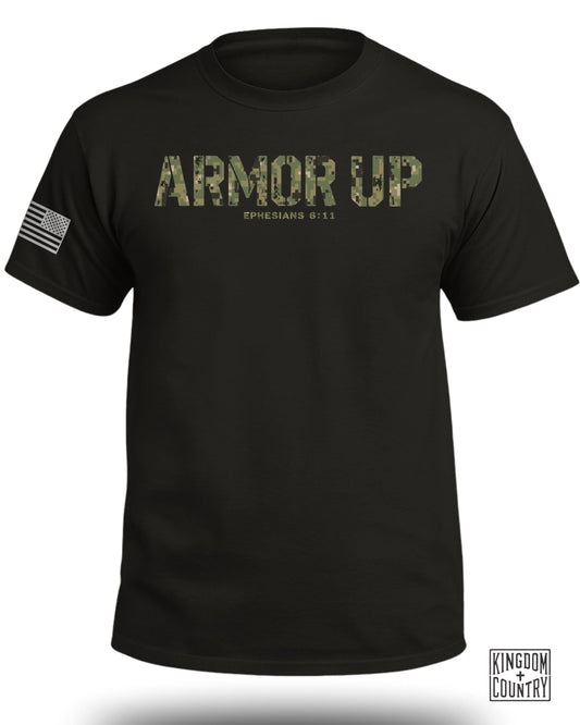 Armor Up Ephesians 6 11 Patriotic Tee Shirt