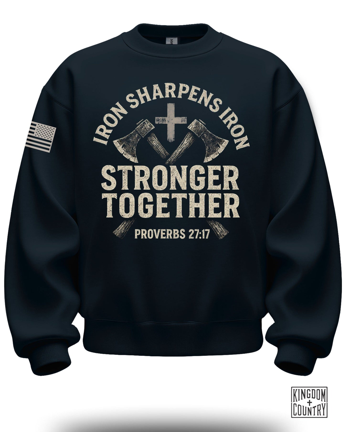 Iron Sharpens Iron Stronger Together Proverbs 27:17 shirt