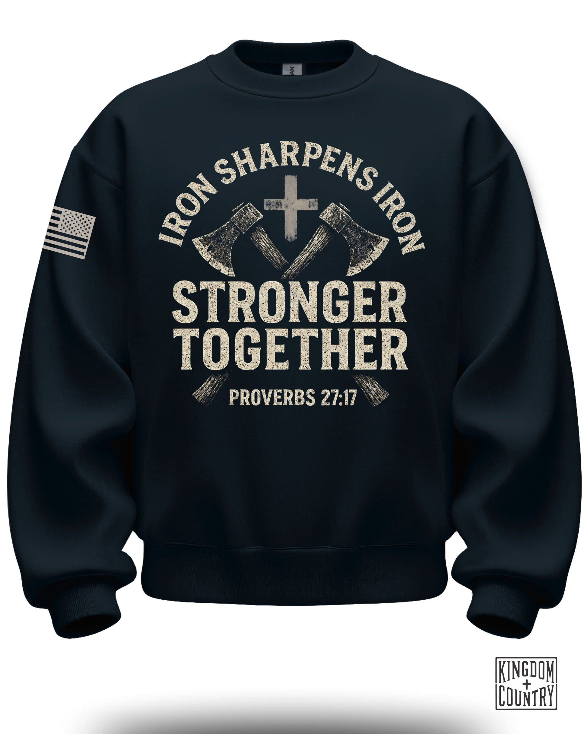 Iron Sharpens Iron Stronger Together Proverbs 27:17 shirt